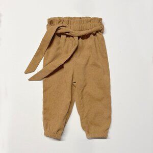 Shein Baby Paperbag Waist Belted Pants